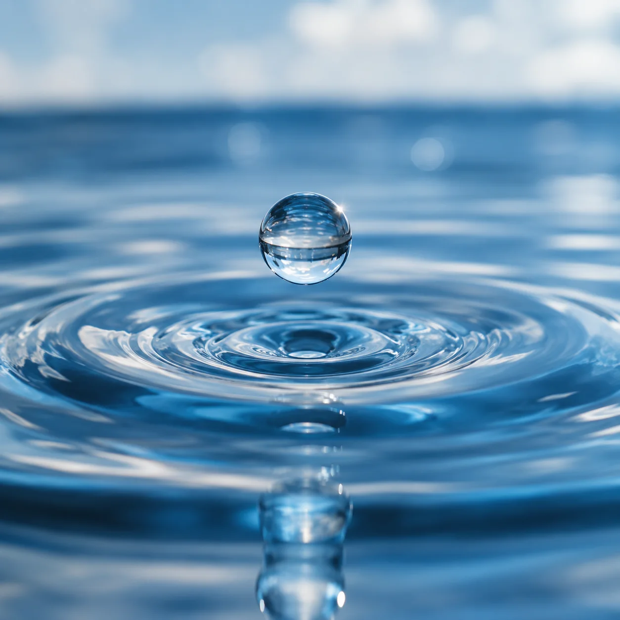 Water representing a lower downstream ammonia load